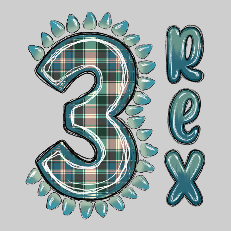 3 Rex Green Dinosaur Premium Tee by MaliasSmallBusiness | Teevron