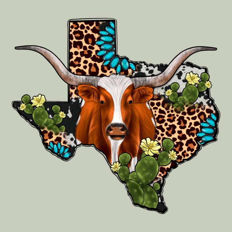 Longhorn Texas Map Long Sleeve Tee by AdoDesignShop | Teevron