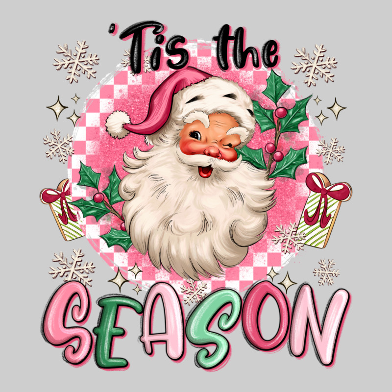 Pink Santa 'tis The Season Premium Tee by MaliasSmallBusiness | Teevron