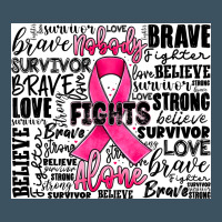 Breast Cancer Nobody Fights Alone Urban Heavy Tee | Teevron