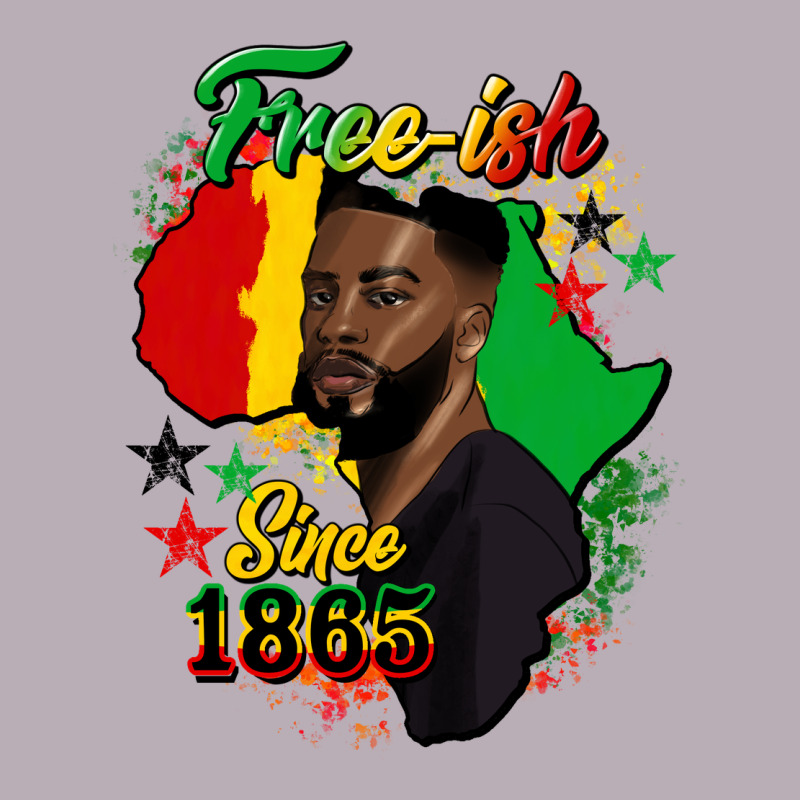 Free Ish Since 1865 Black Man Vintage Tee by HRA Design Shop | Teevron