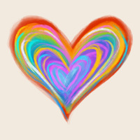 Watercolor Pride Heart Zipper Hoodie | Teevron