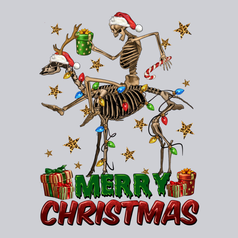 Merry Christmas Deer Skeleton Heavyweight Sweatshirt by FaDigitalArtStudio | Teevron