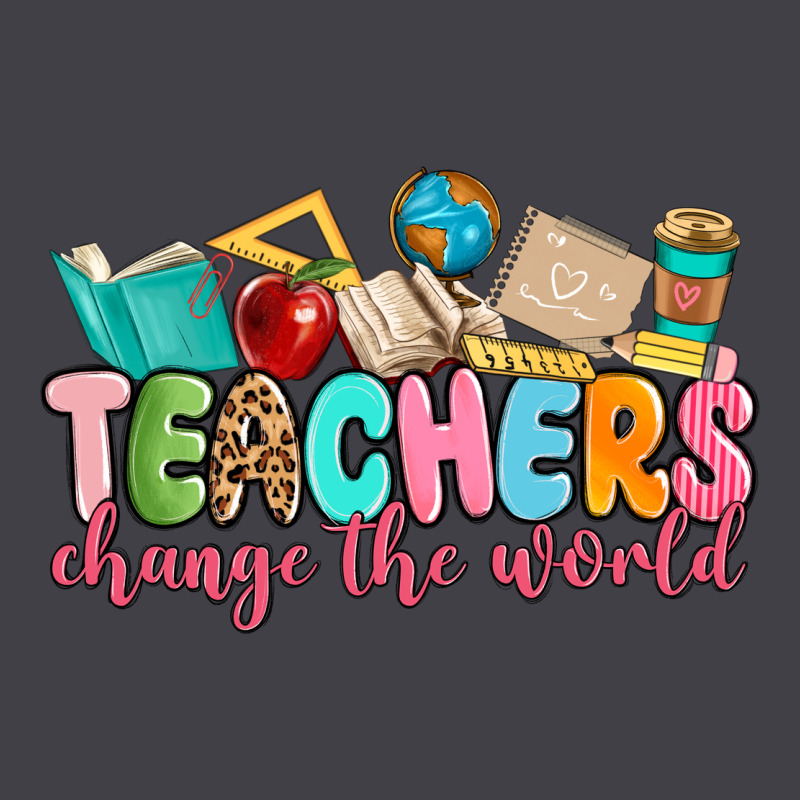 Teacher Change The World Heavyweight Hoodie by MaliasSmallBusiness | Teevron