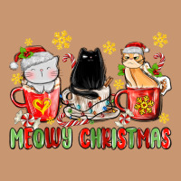 Meowy Christmas Cats Coffee Cups Heavyweight Hoodie | Teevron