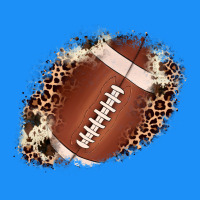 Football Cowhide Leopard Patch Classic Tee | Teevron