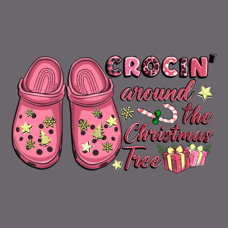 Pink Christmas Crocin' Around The Christmas Tree Premium Sweatshirt by NancyCooperArtShop | Teevron