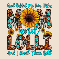 God Gifted Me Two Titles Mom And Lolli  And I Rock Urban Heavy Tee | Teevron