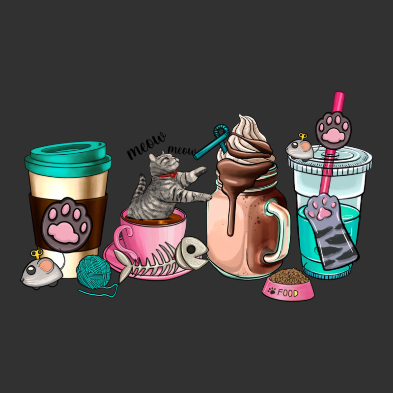 Cat  Coffee Cup Urban Heavy Tee by AdoDesignShop | Teevron