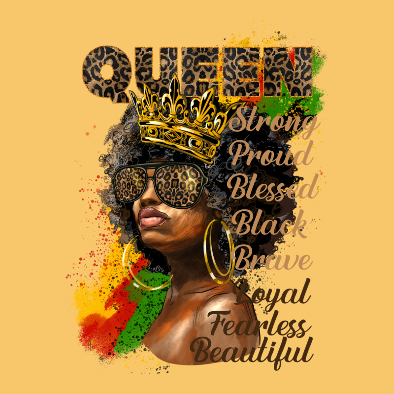Afro Queen Juneteenth Vintage Hoodie by HRA Design Shop | Teevron