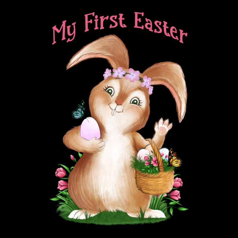 Babies First Easter Girls Zipper Hoodie by Jasminsmagicworld | Teevron