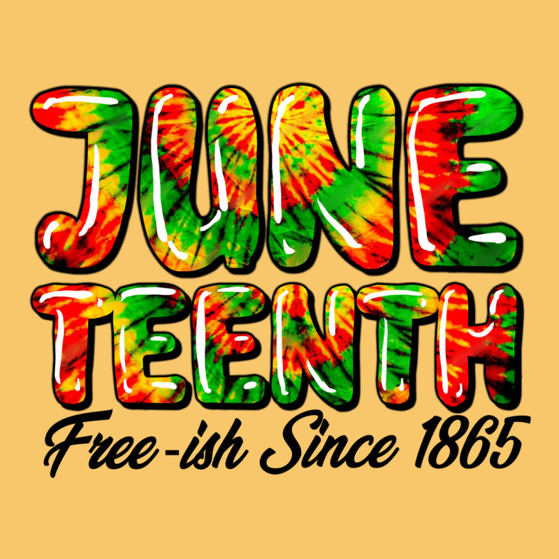 Juneteenth Free Ish Since 1865 Vintage Hoodie by HRA Design Shop | Teevron