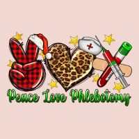 Peace Love Phlebotomy Christmas Premium Sweatshirt | Teevron