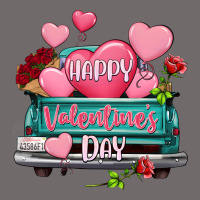 Happy Valentine's Day Turquoise Truck Urban Hoodie | Teevron