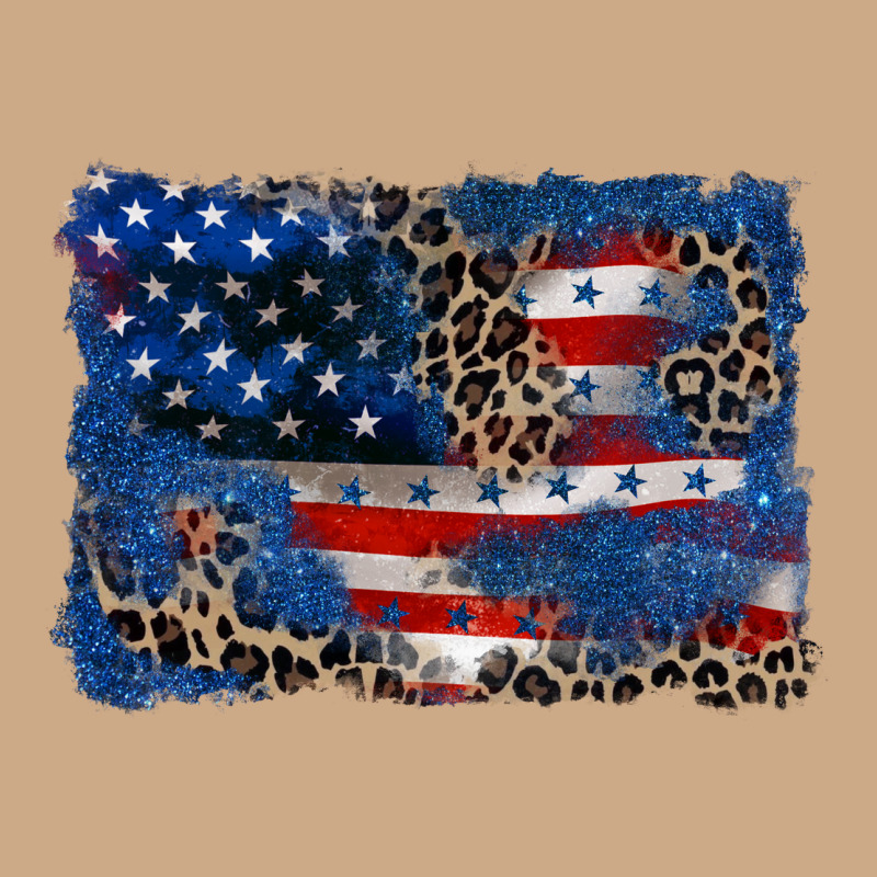 Leopard Glitter American Flag 4th Of July Vintage Hoodie by CowGirlArtShop | Teevron