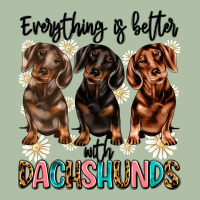 Everything Is Better With Dachshunds Urban Heavy Tee | Teevron