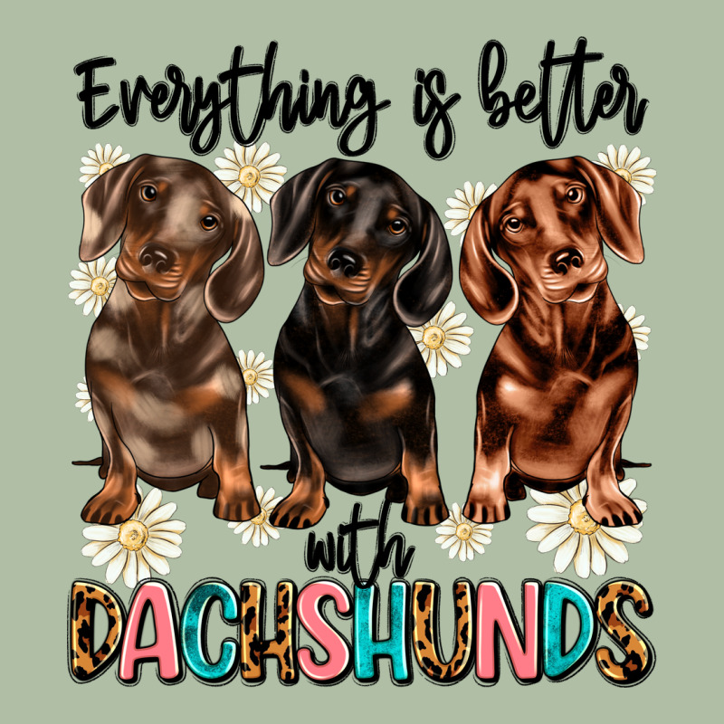 Everything Is Better With Dachshunds Urban Heavy Tee by JahusDesignShop | Teevron