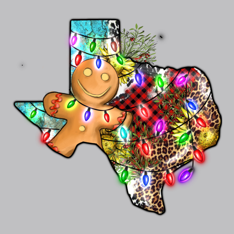 Christmas Texas Map Long Sleeve Tee by AdoDesignShop | Teevron