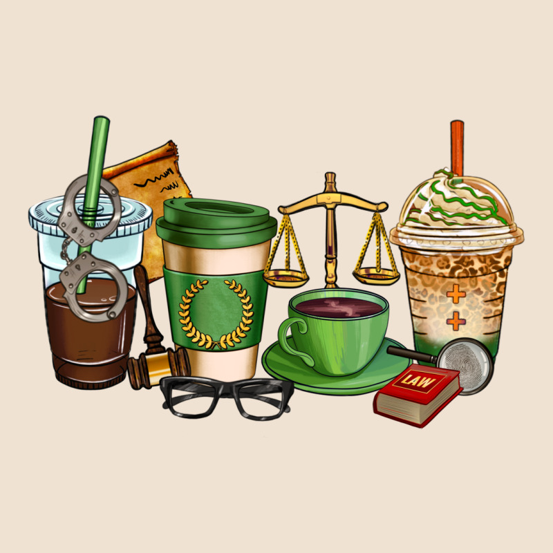 Lawyer Coffee Cups Urban Heavy Tee by AdoDesignShop | Teevron