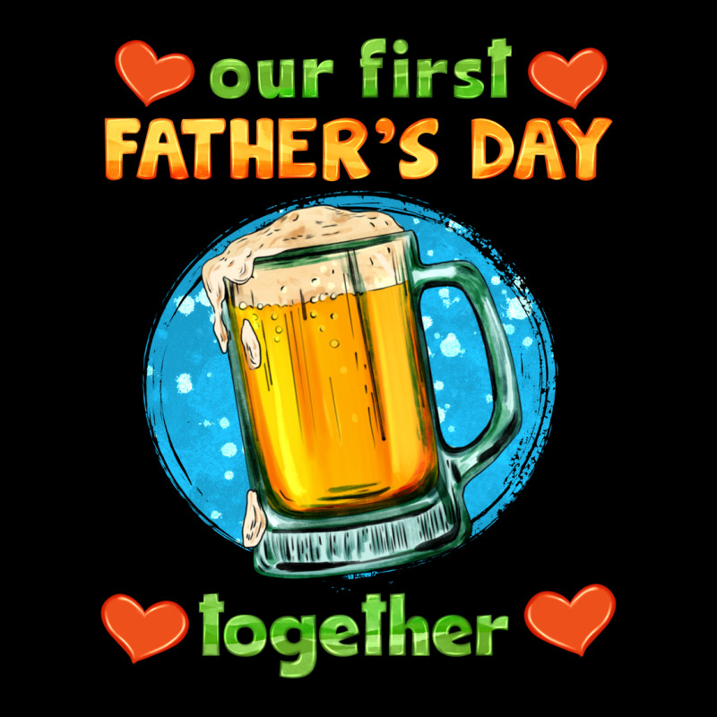 Our First Father's Day Together And Beer Heavyweight Sweatshirt by HRA Design Shop | Teevron