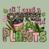 All I Need Is Coffee And Plants Urban Heavy Tee | Teevron