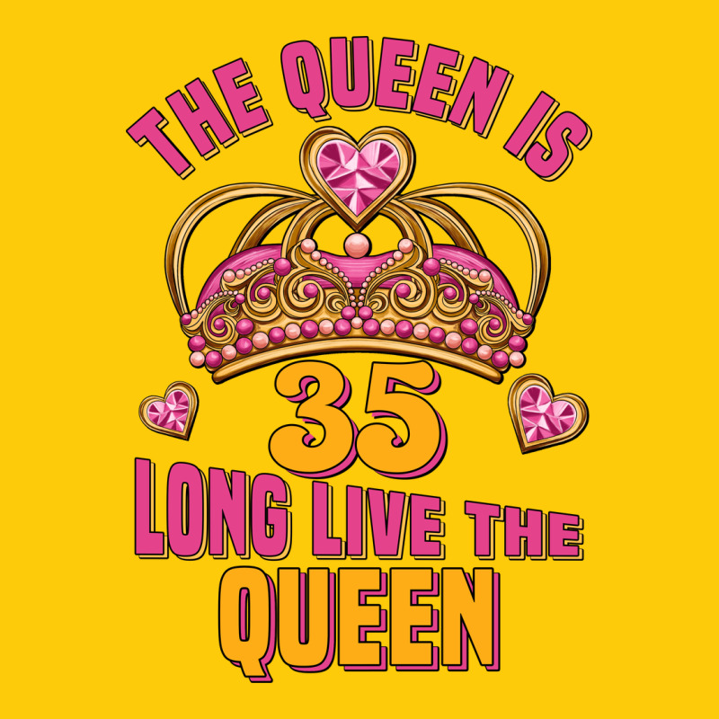 The Queen Is 35 Long Live The Queen Premium Hoodie by Jasminsmagicworld | Teevron