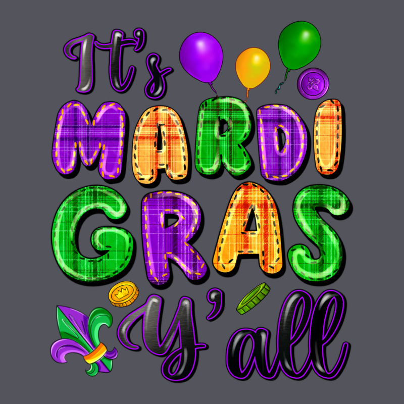 It's Mardi Gras Y'all Vintage Hoodie by FaDigitalArtStudio | Teevron