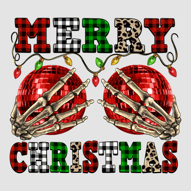 Merry Christmas Skeleton Hands Boobs Premium Sweatshirt by NancyCooperArtShop | Teevron