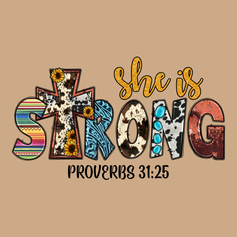 She İs Strong Proverbs 31 25 Vintage Hoodie by JahusDesignShop | Teevron