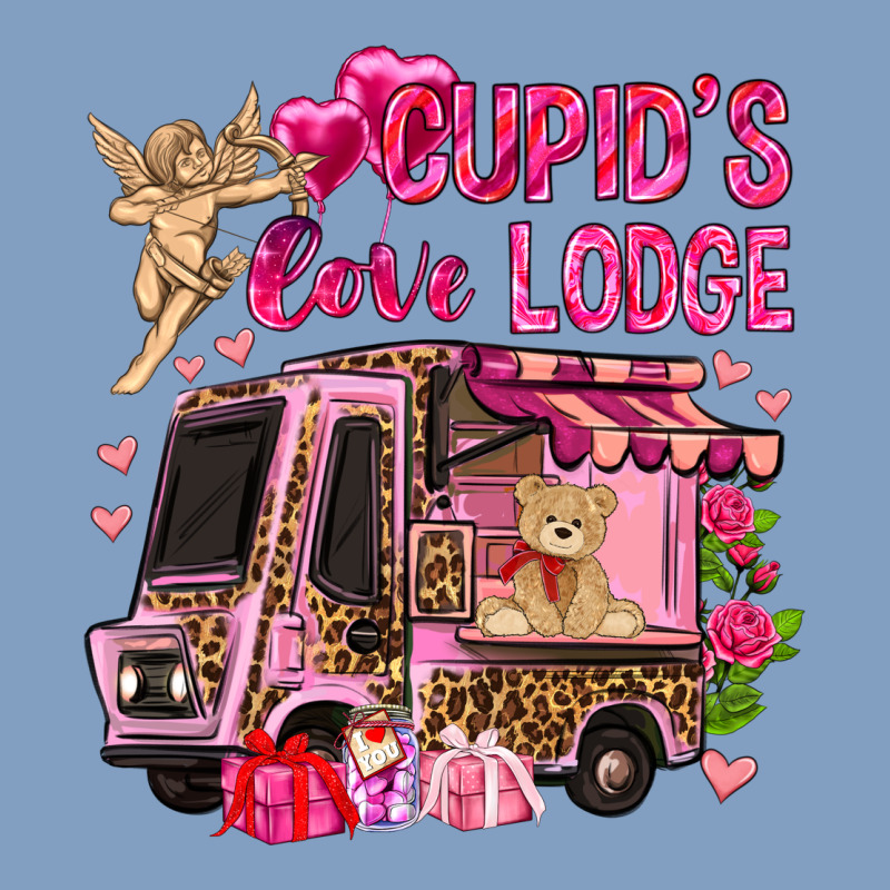 Cupid's Love Lodge With Truck Valentine's Day Urban Hoodie by HowdyJamesFarm | Teevron