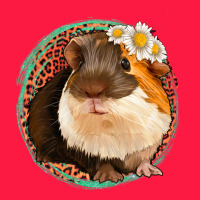 Floral Leopard Guinea Pigs Zipper Hoodie | Teevron