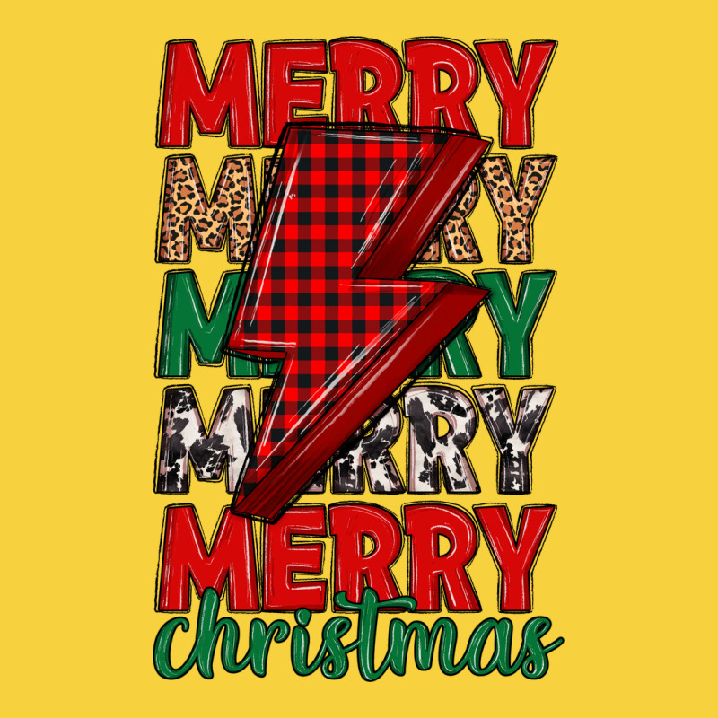 Merry Christmas Lightning Bolt Premium Sweatshirt by MaliasSmallBusiness | Teevron