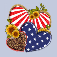 America Heart And Sunflower Long Sleeve Tee | Teevron