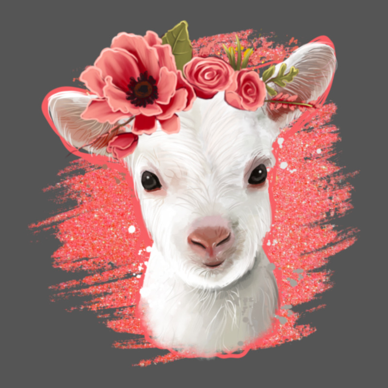 Floral Baby Goat Zipper Hoodie by Jasminsmagicworld | Teevron