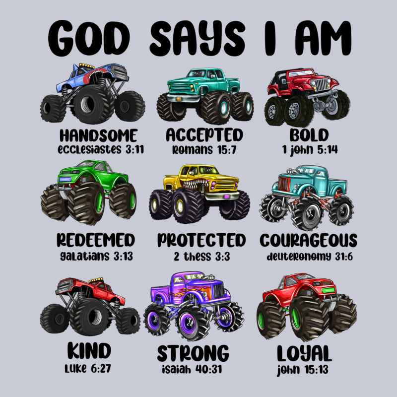 God Says I Am Heavyweight Hoodie by MaliasSmallBusiness | Teevron