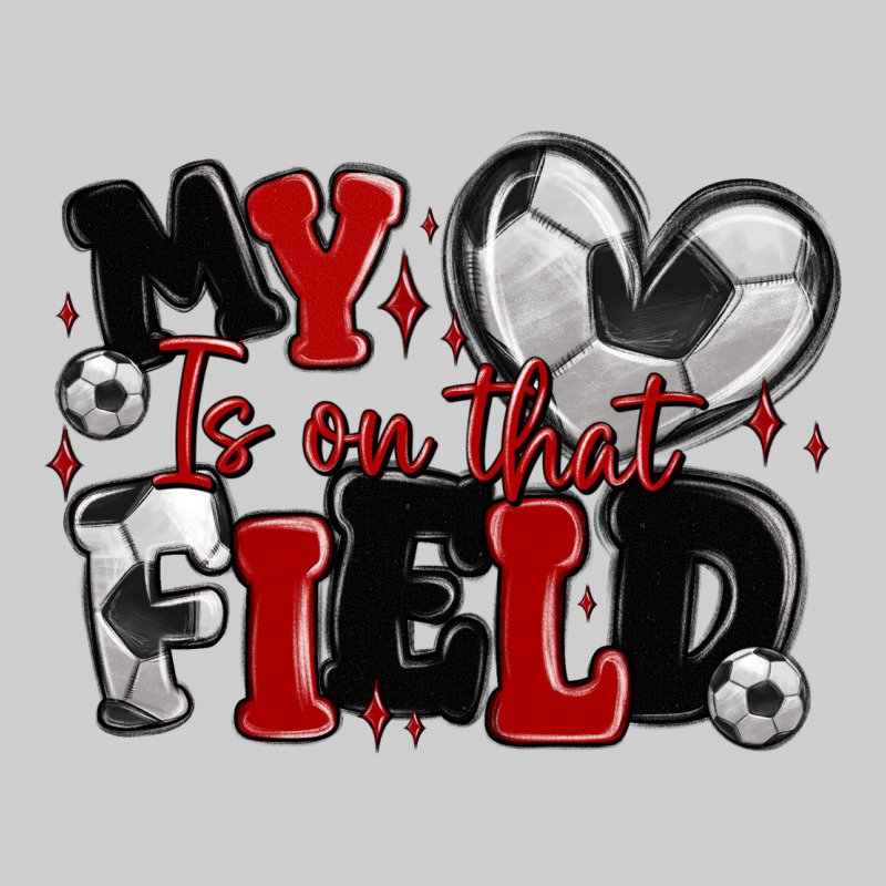 My Heart Is On That Field Soccer Premium Tee by MaliasSmallBusiness | Teevron