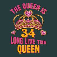 The Queen Is 34 Long Live The Queen Premium Hoodie | Teevron