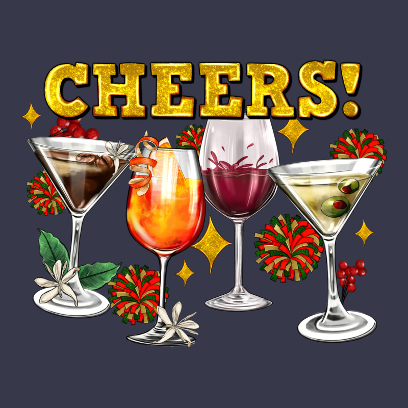 Cheers Christmas Coctail Long Sleeve Tee by AdoDesignShop | Teevron