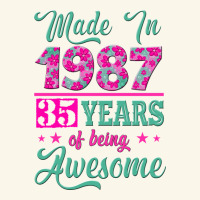 Made In 1987, 35 Years Of Being Awesome Premium Hoodie | Teevron