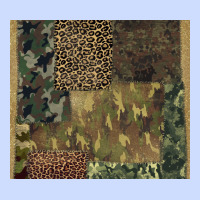 Camouflage Leopard Patches Urban Heavy Tee | Teevron