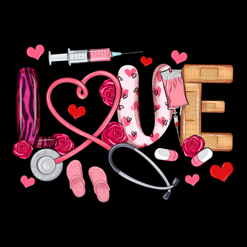 Love Nurse Valentines Day Premium Tee by MaliasSmallBusiness | Teevron