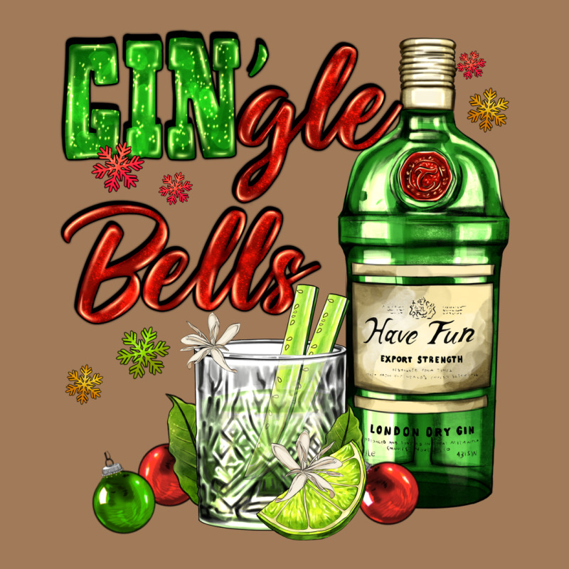Gin`gle Bells With Bottle And Cocktail Classic Tee by AdoDesignShop | Teevron