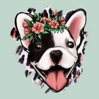 French Bulldog Floral Zipper Hoodie | Teevron