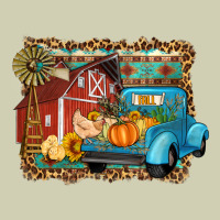 Farm Life Fall Barn And Truck Heavy Core Tee | Teevron