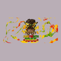 Juneteenth Afro Messy Bun Libbey Glass Vintage Tee | Teevron