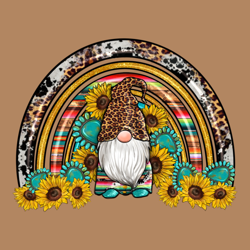 Western Gnome Gemstones Sunflowers Rainbow Long Sleeve Tee by Artiststas | Teevron