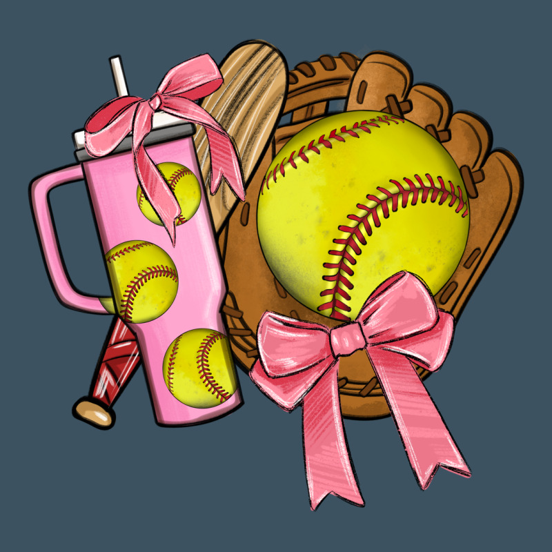Softball Coquette Bow Urban Heavy Tee by JahusDesignShop | Teevron