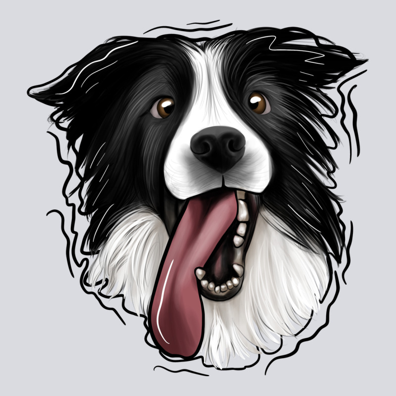 Border Collie Zipper Hoodie by Jasminsmagicworld | Teevron