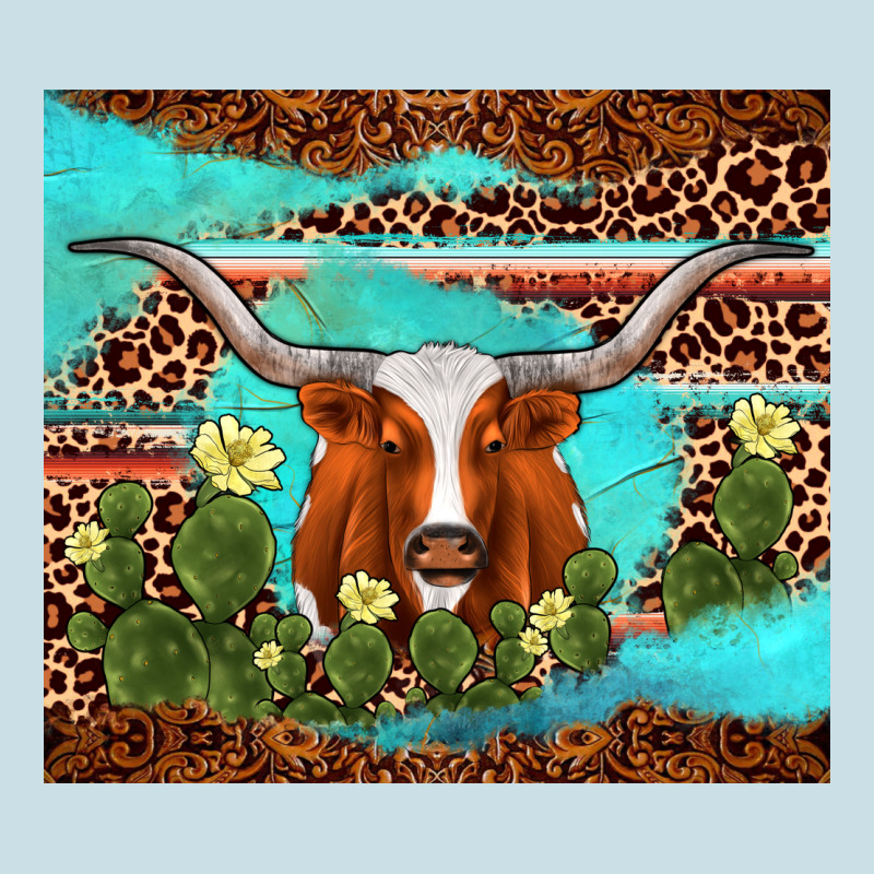 Longhorn Tumbler Ladies Tee by AdoDesignShop | Teevron