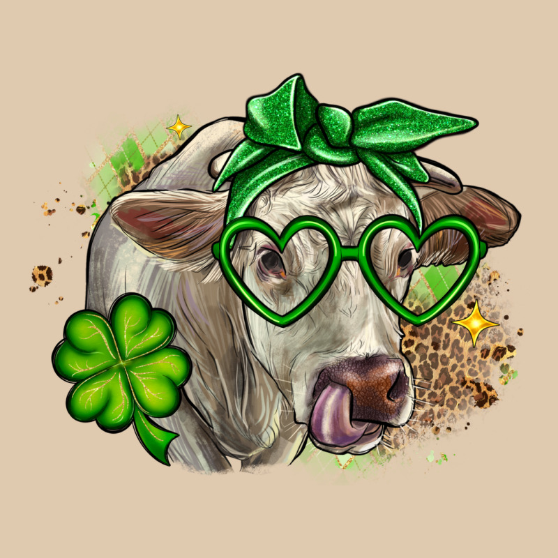 Charolais St. Patrick's Day Heavyweight Sweatshirt by OliviaCreatesArt | Teevron